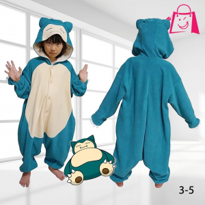 Pijama Snorlax para Niños 3-5 años