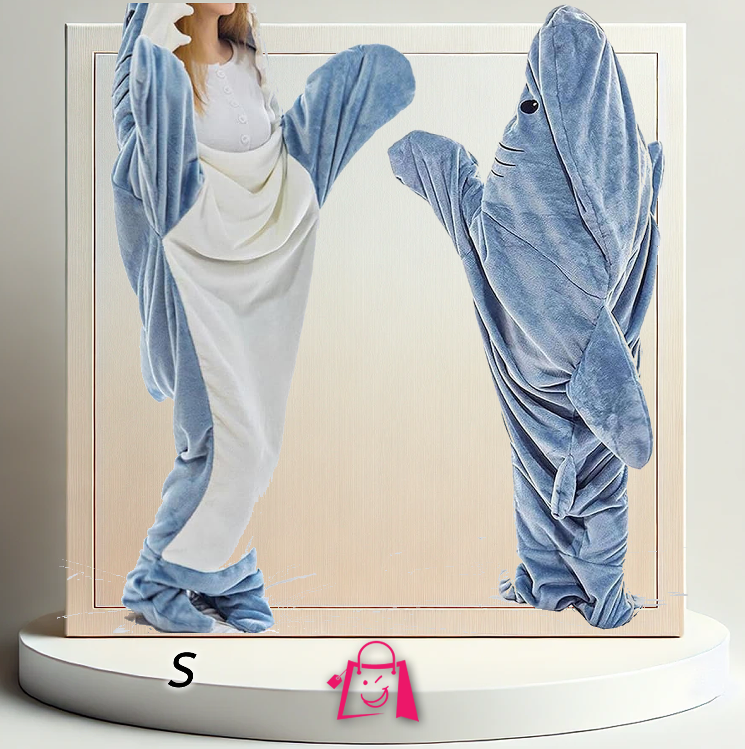 Sleeping pijama de tiburón, talla S