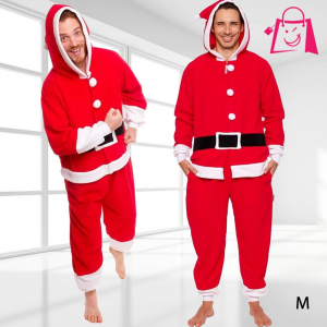 Pijama de Santa Claus para Adulto (Talla M)