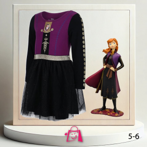 Vestido de Anna - Frozen (5-6 años)