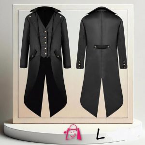 Abrigo Gótico Victoriano para Hombre (Talla L)