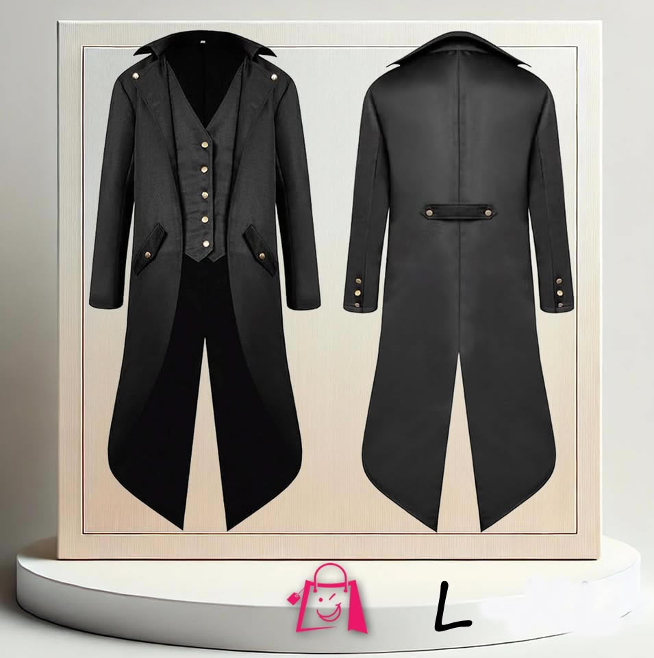 Abrigo Gótico Victoriano para Hombre (Talla L)