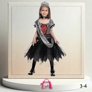 Disfraz de Prom Queen Gótica para Niña (3-4 años)