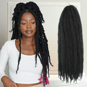 Cabello trenzado Marley de 24 pulgadas, 2 paquetes