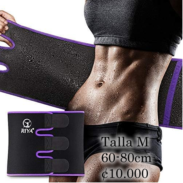 Faja Deportiva RIYA Morada y Negra