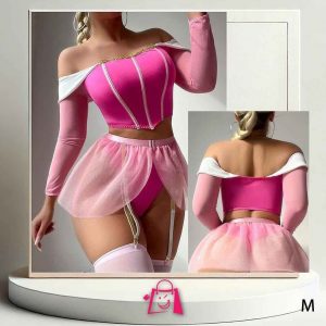 Lencería Princesa Rosa Talla M