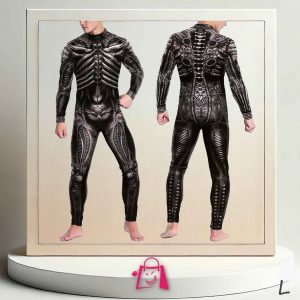 Disfraz Esqueleto Alienígena Talla L Catrina