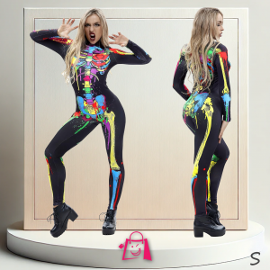 Disfraz de Catrina Multicolor Talla S