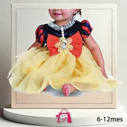 Primer Disfraz Blancanieves 6-12 Meses, vestido