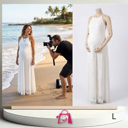 Vestido Corto Blanco de Encaje (SHEIN)