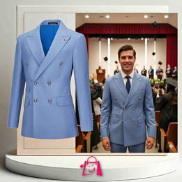 Blazer Clásico Para Hombre • Doble Botonadura • Tallas M/L • Elegancia Atemporal