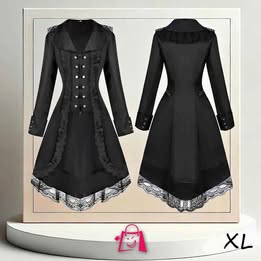 Chaqueta Gótica Victoriana De Encaje Xl