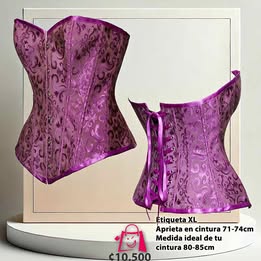 Corsé Morado Strapless Y Moldeador: ¡Genial Para Fiestas Y Bodas!