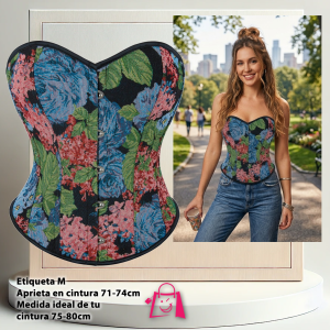 Corsé Exclusivo De Diseño Floral